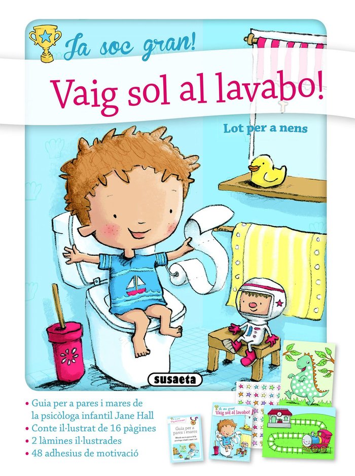 VAIG SOL AL LAVABO!, de HALL, JANET | portada del libro