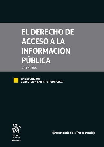 EL DERECHO DE ACCESO A LA INFORMACION PUBLICA, de GUICHOT REINA | portada del libro