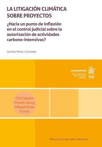 LA LITIGACION CLIMATICA SOBRE PROYECTOS HACIA UN PUNTO DE IN, de MEDICI COLOMBO | portada del libro