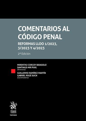 COMENTARIOS AL CODIGO PENAL, de DIRECTORES#MIRENTXU CORCOY BIDASOLO#SANTIAGO MI | portada del libro