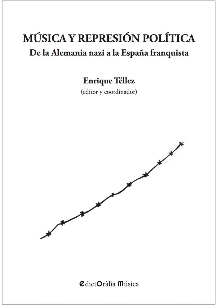 MUSICA Y REPRESION POLITICA, de ENRIQUE TELLEZ | portada del libro