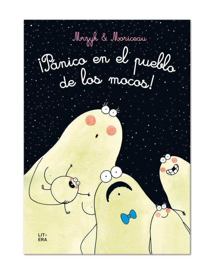 ¡Pánico en el pueblo de los mocos!, de , Mrzyk&Moriceau | portada del libro