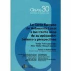 La Carta Europea de Autonomía Local a los treinta años de su aplicación: balance y perspectivas, de TOMAS FONT I LLOVET | por