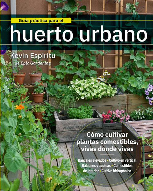 GUIA PRACTICA PARA EL HUERTO URBANO | portada del libro