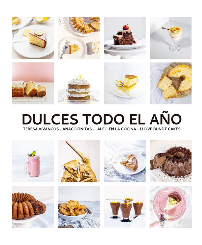 Dulces todo el año. 80 recetas para disfrutar en cada estación, de Vivancos | portada del libro