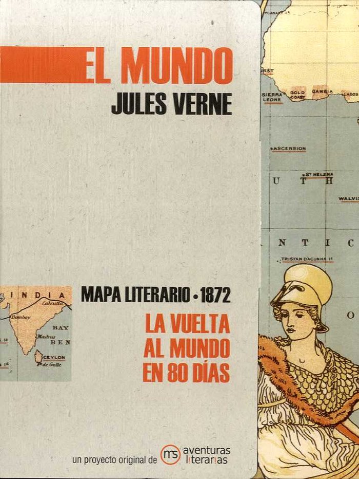 LA VUELTA AL MUNDO EN 80 DIAS, de VERNE, JULIO | portada del libro