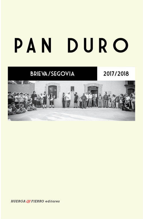 PAN DURO 2017/2018 | portada del libro