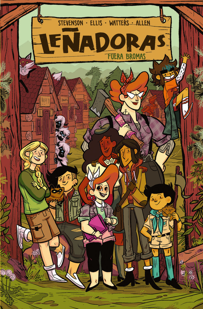 Leñadoras. Fuera bromas, de Stevenson, Noelle | portada del libro