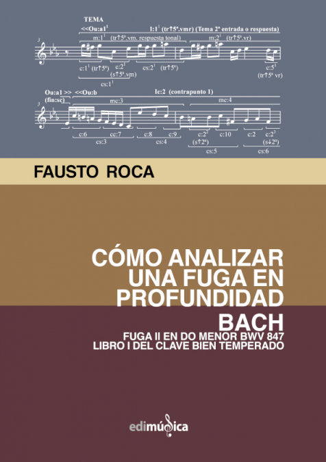 CÓMO ANALIZAR UNA FUGA EN PROFUNDIDAD, de Roca Vidal, Fausto | portada del libro