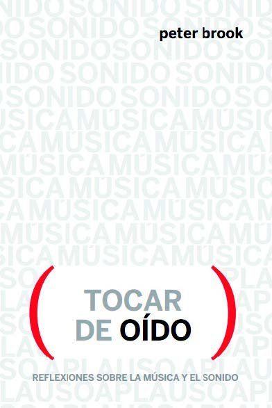 Tocar de oído, de Brook | portada del libro