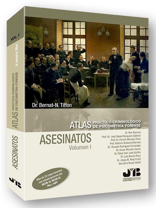 Atlas práctico-criminológico de psicometría forense (Volumen I: ASESINATOS), de Tiffon Nonís, Bernat-N. | portada del libro