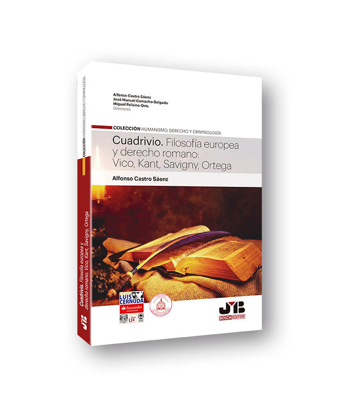 Cuadrivio. Filosofía europea y derecho romano: Vico, Kant, Savigny, Ortega, de Castro Sáenz, Alfonso | portada del libro