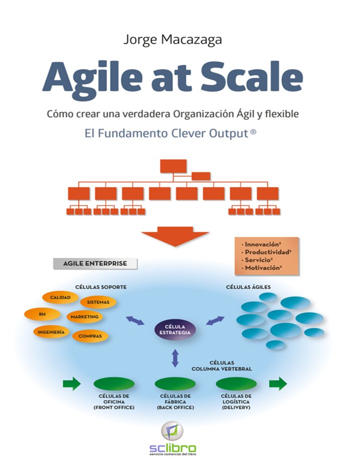 AGILE AT SCALE. Cómo crear una verdadera organización ágil y flexible, de Macazaga, Jorge | portada del libro