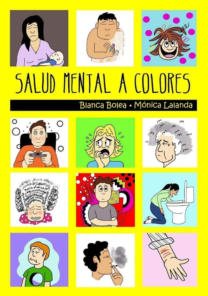 SALUD MENTAL A COLORES, de BLANCA BOLEA | portada del libro