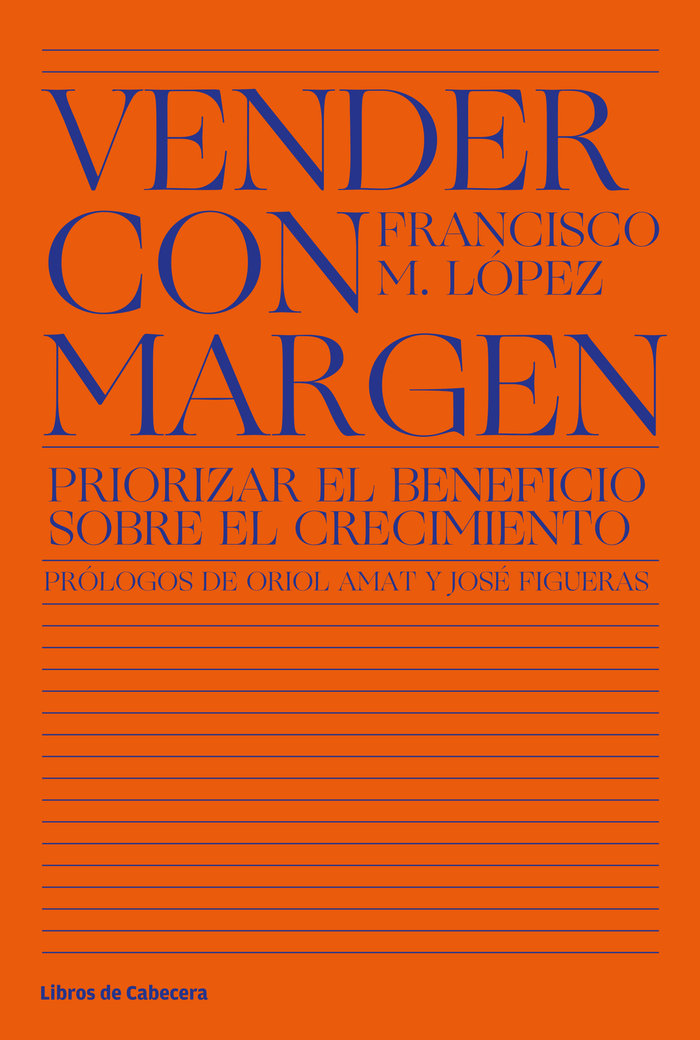 Vender con margen, de López, Francisco Manuel | portada del libro