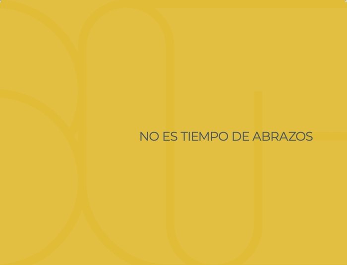 NO ES TIEMPO DE ABRAZOS, de Varios autores | portada del libro