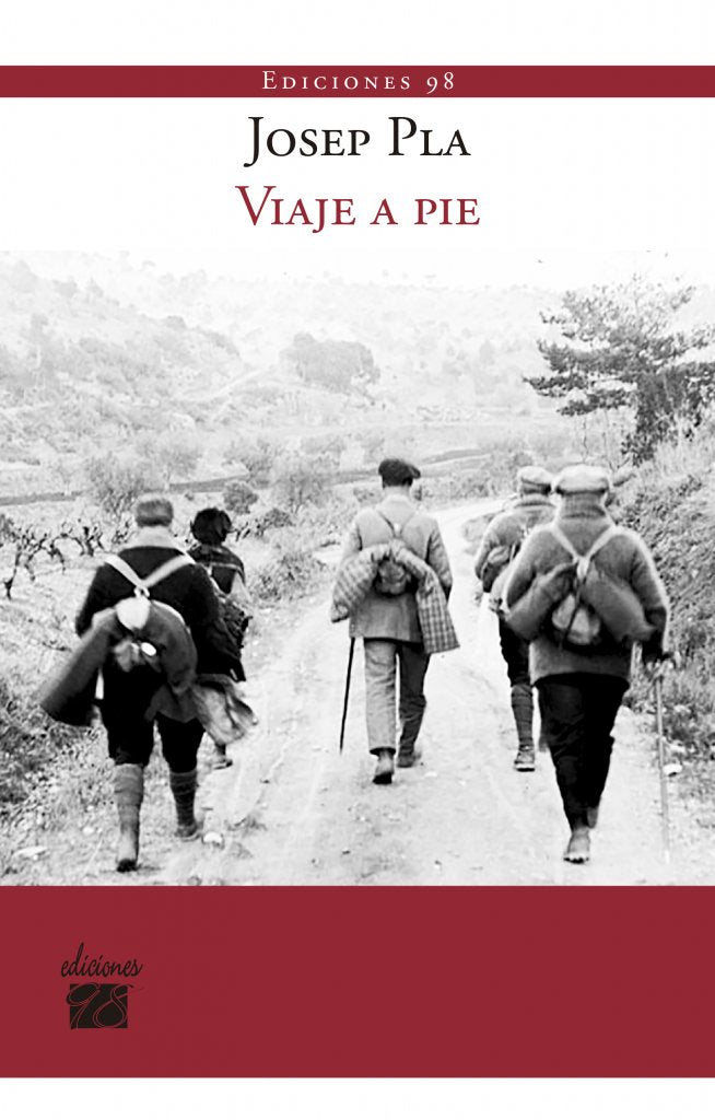 Viaje a pie, de Pla, Josep | portada del libro