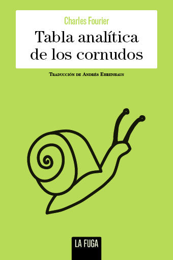 TABLA ANALITICA DE LOS CORNUDOS, de FOURIER, CHARLES | portada del libro