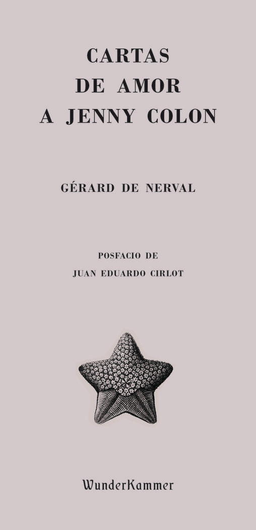 Cartas de amor a Jenny Colon, de de Nerval, Gérard | portada del libro