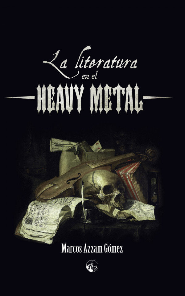 La literatura en el Heavy metal, de Azzam Gómez | portada del libro