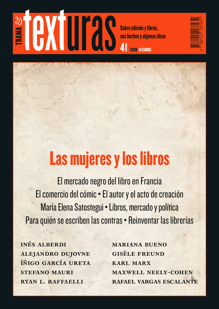 Texturas 41: las mujeres y los libros, de Varios autores | portada del libro