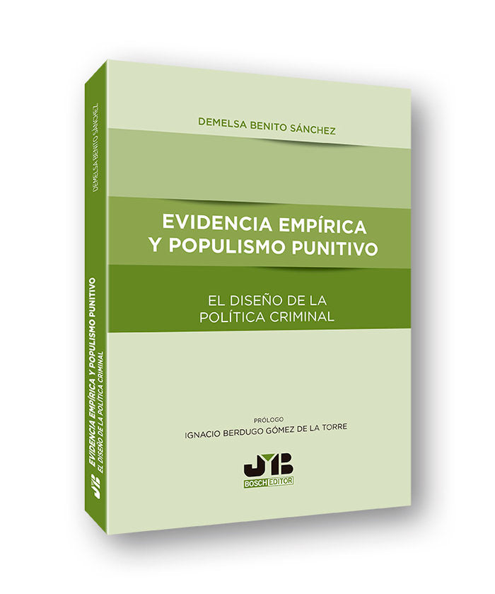 Evidencia empírica y populismo punitivo, de Benito Sánchez, Demelsa | portada del libro