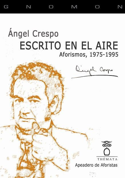 ESCRITO EN EL AIRE, de CRESPO, ANGEL | portada del libro