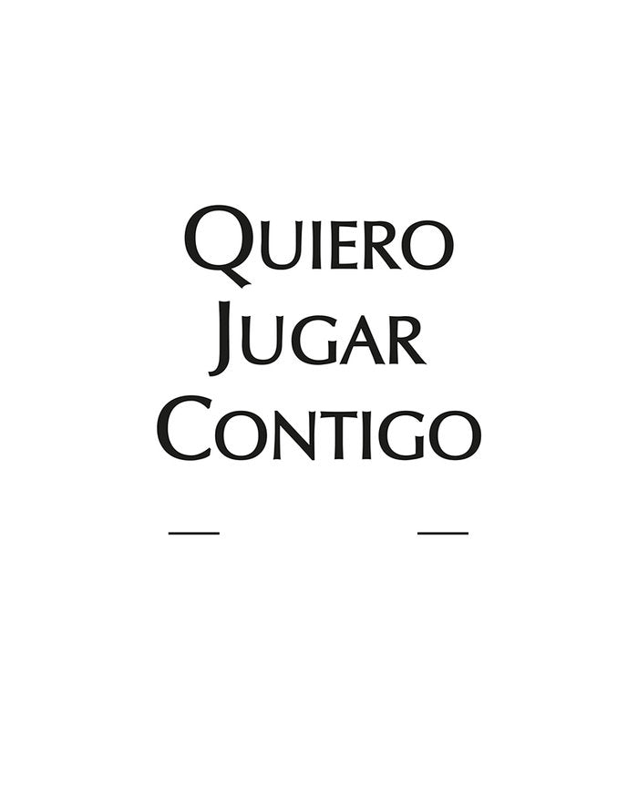 Quiero Jugar contigo, de MORALES, PATRICIA | portada del libro