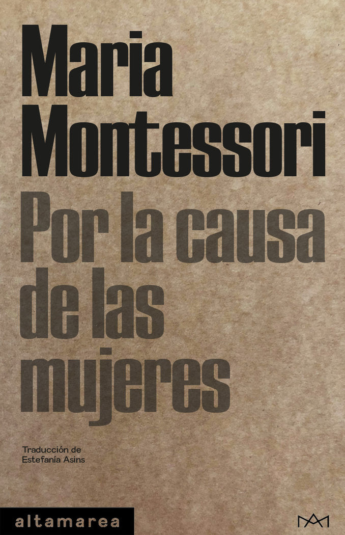 Por la causa de las mujeres, de Montessori, Maria | portada del libro