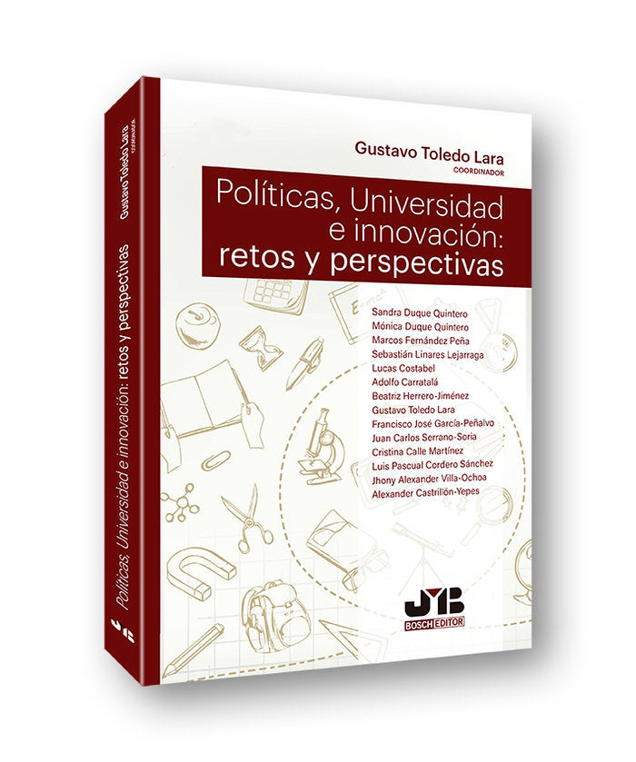 Políticas, Universidad e innovación: retos y perspectivas, de Toledo Lara, Gustavo | portada del libro