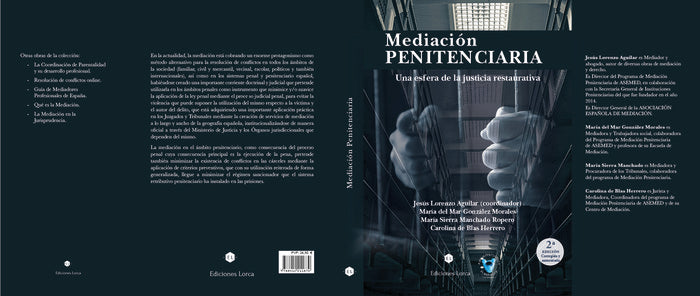 MEDIACIÓN PENITENCIARIA, de DE BLAS HERRERO, CAROLINA | portada del libro