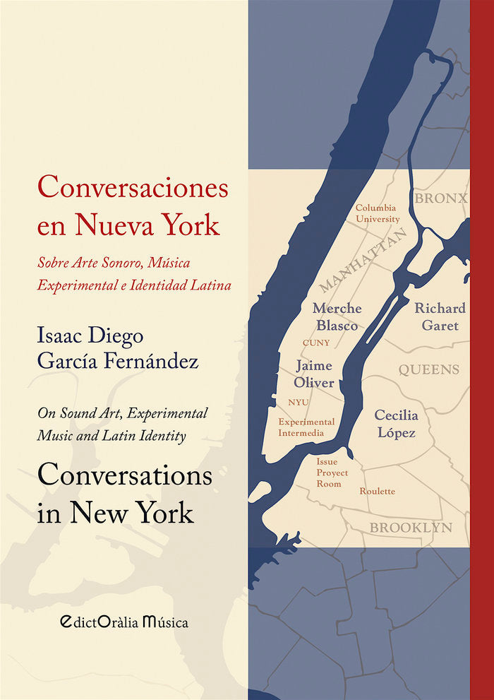 CONVERSACIONES EN NUEVA YORK/CONVERSATIONS IN NEW YORK, de ISAAC DIEGO GARCIA FERNANDO | portada del libro