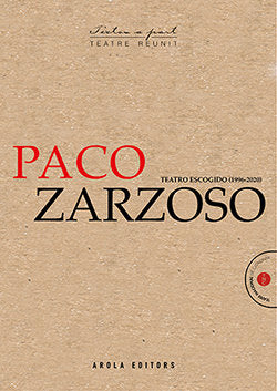 TEATRO ESCOGIDO, de PACO ZARZOSO | portada del libro