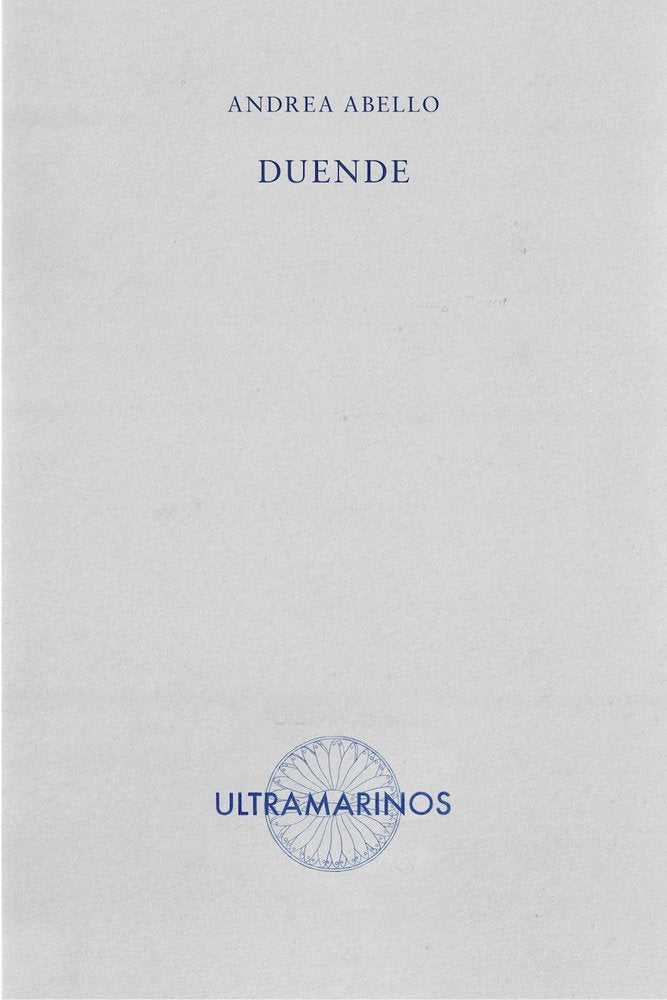 DUENDE, de ABELLO | portada del libro
