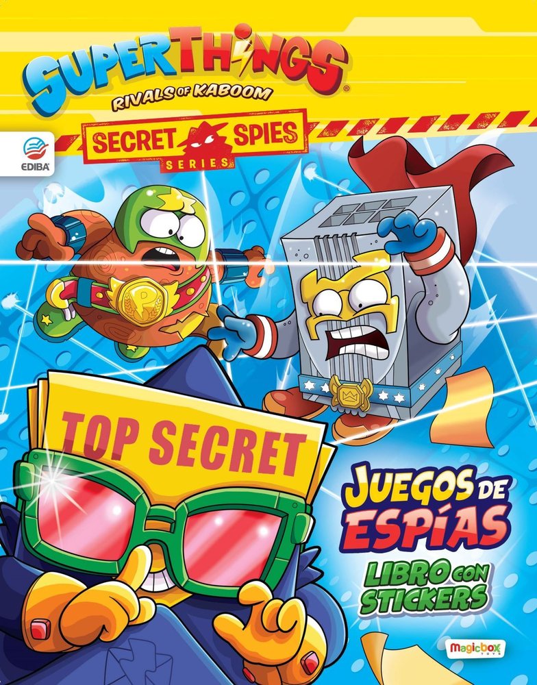 Libro de Stickers Superzings Secret Spies Series - España, de EDIBA EUROPA EON SL | portada del libro