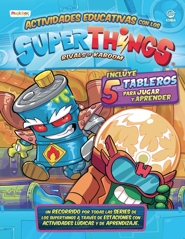 Actividades Educativas con los Superthings, de EDIBA EUROPA EON SL | portada del libro