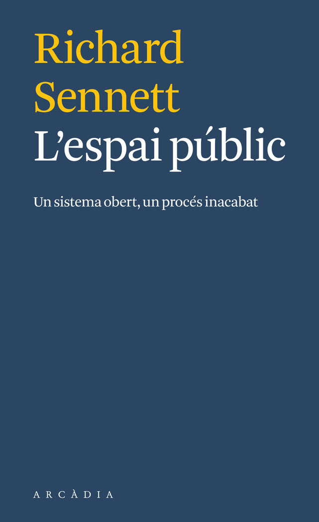 LESPAI PUBLIC, de RICHARD SENNETT | portada del libro
