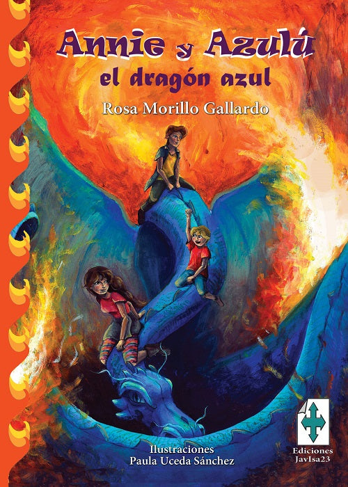 Annie y Azulú, el dragón azul, de Rosa | portada del libro