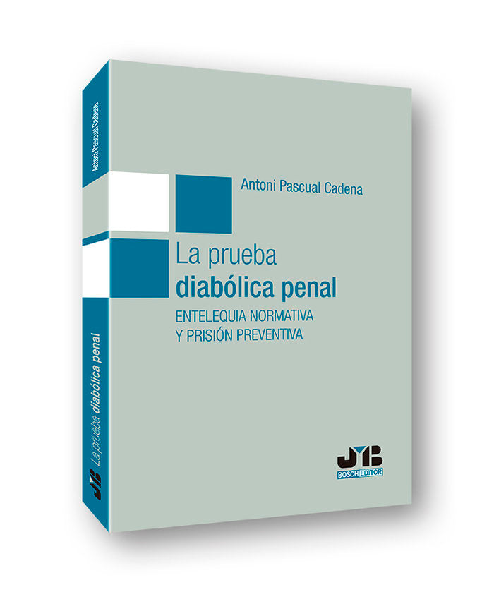 La prueba diabólica penal, de Pascual Cadena, Antoni | portada del libro