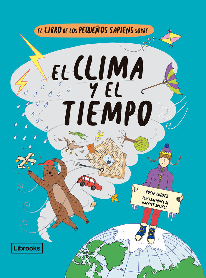 EL LIBRO DE LOS PEQUEÑOS SAPIENS SOBRE EL CLIMA Y EL TIEMPO, de RUSSELL, HARRIET | portada del libro
