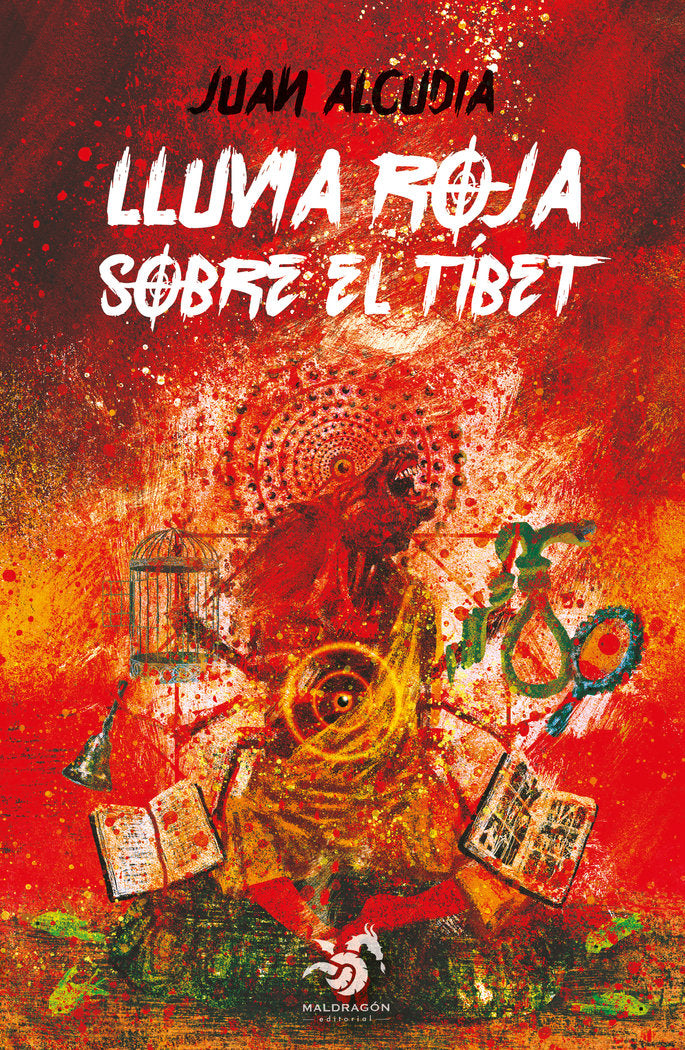 Lluvia roja sobre el Tíbet, de Alcudia, Juan | portada del libro