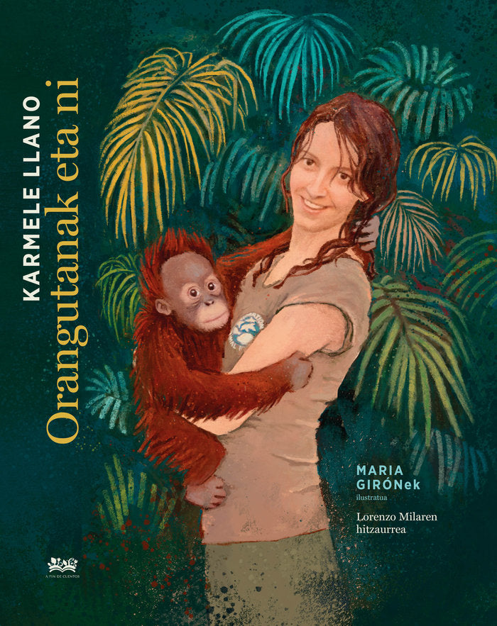 Orangutanak eta ni, de GIRON | portada del libro