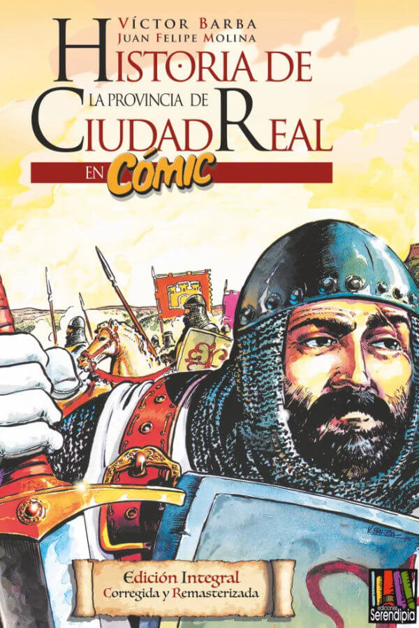 HISTORIA DE LA PROVINCIA DE CIUDAD REAL EN COMIC, de BARBA PIZARRO | portada del libro