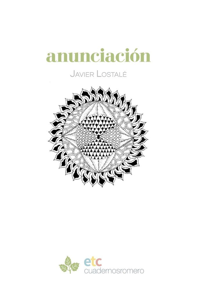 Anunciación, de Lostalé, Javier | portada del libro