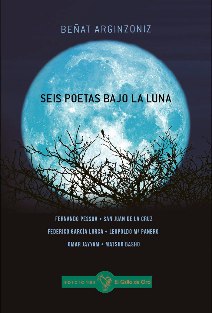 SEIS POETAS BAJO LA LUNA, de ARGINZONIZ | portada del libro