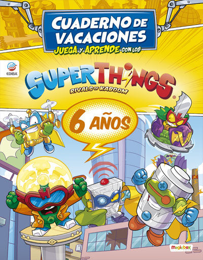 VACACIONES JUEGA Y APRENDE CON LOS SUPERZINGS 6, de AAVV | portada del libro
