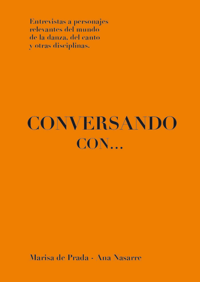 Conversando con..., de DE PRADA, MARISA | portada del libro