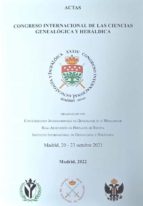 ACTAS CONGRESO INTERNACIONAL DE LAS CIENCIAS GENEALOGICA Y H, de Varios autores | portada del libro