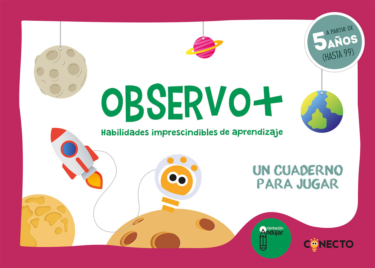Observo+ Habilidades imprescindibles de aprendizaje (5 años), de Muñoz Maroto | portada del libro