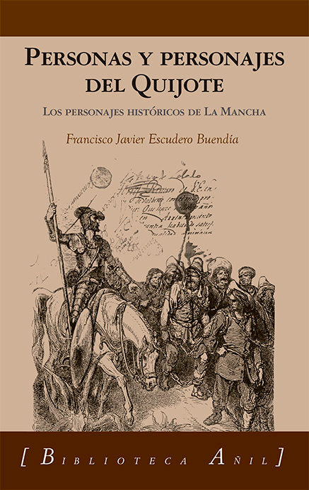 PERSONAS Y PERSONAJES DEL QUIJOTE, de ESCUDERO BUENDIA | portada del libro